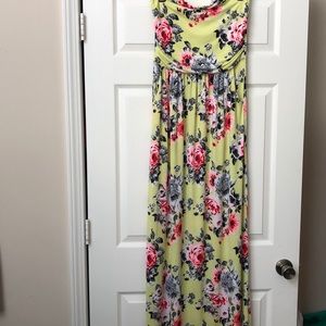 Ladies Strapless Summer Dress